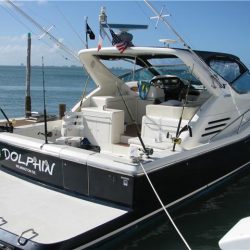 El mejor yate de pesca deportiva en cancun Dolphin de 48 pies