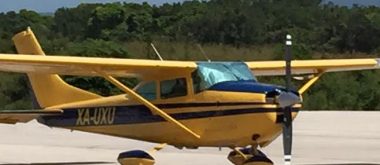 Renta de avioneta para 4 pasajeros CESSNA 182 en Cancun Mexico