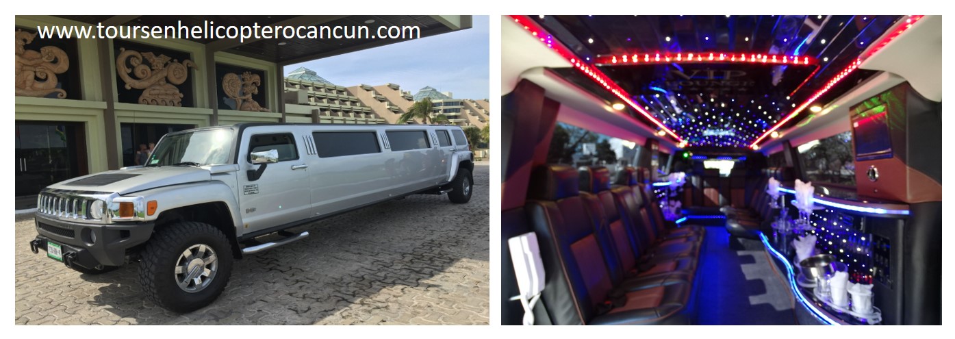 LIMOSINA HUMMER PARA 10 PAX DE RENTA EN CANCUN SERVICIO DE LUJO DESPEDIDA DE SOLTERA Y TRASNSPORTACION PRIVADA PARA BODAS Y EVENTOS ESPECIALES